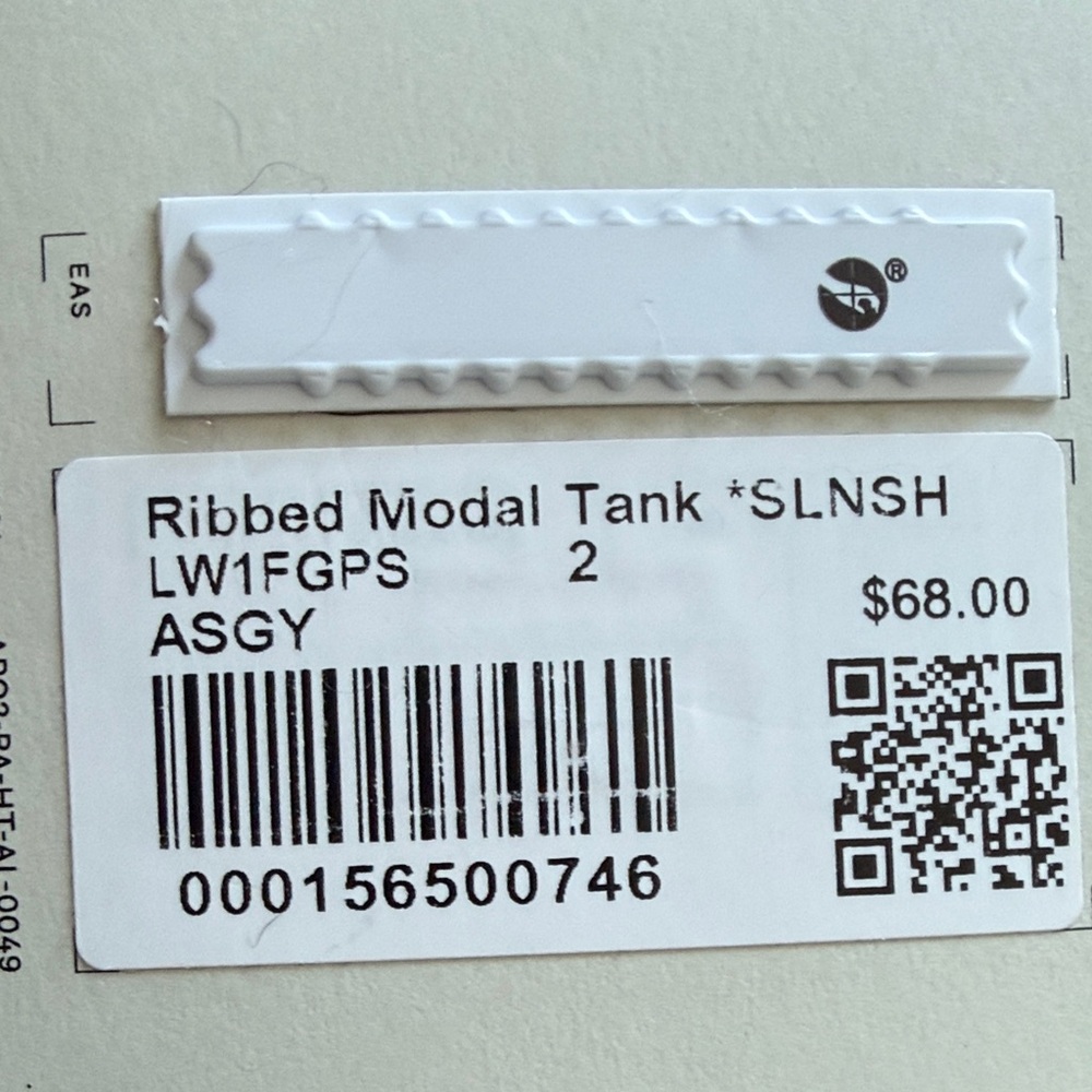 NWT Lululemon Ribbed Modal Tank SLNSH Collection - Picture 4 of 5